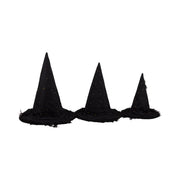 Light Up Halloween Witch Hats, Set of 3