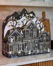 Maren Baxter Haunted Paper House – Light-Up Halloween Decor