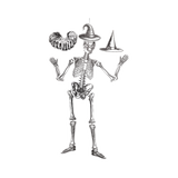 Dancing Large Scale Paper Skeletons