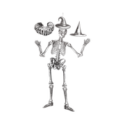 Dancing Large Scale Paper Skeletons