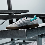 Men's Adidas Handball Spezial Mercedes - Cloud White / Silver Metallic