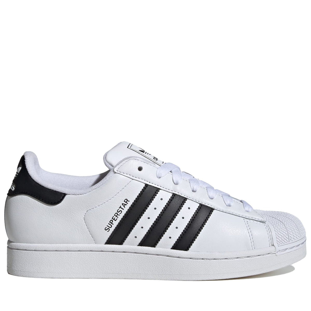 Men's Adidas Superstar II Shoes - Cloud White/Core Black