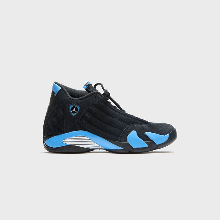 Jordan Air Jordan 14 Retro - Black / White / University Blue / Metallic Silver
