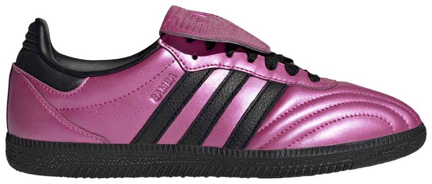 Adidas Originals Women's Metallic Purple/Black Samba OG Sneakers, JQ7451