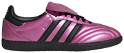 Adidas Originals Women's Metallic Purple/Black Samba OG Sneakers, JQ7451