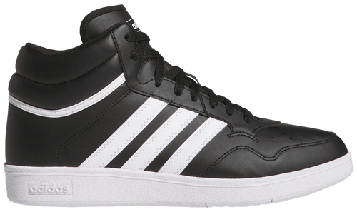 Adidas Men's Black / White Hoops 4.0 Mid Sneakers, JQ9994