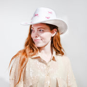 Howdy Darling Bow-Detailed Cowboy Hat