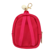 Mini Clear Bow & Jewels Confetti Backpack Bag Charm