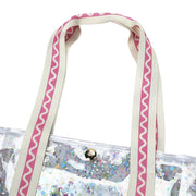 Confetti-filled Clear Vinyl Tote Bag