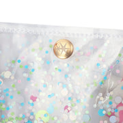 Confetti-filled Clear Vinyl Tote Bag