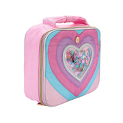 Quilted Confetti Heart Insulated Lunch Box