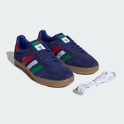 Men's Adidas Gazelle Shoes - Victory Blue/Green/Better Scarlet