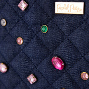 Denim and Gems Insulated Lunch Box with Anti-Microbial Lining