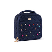 Denim and Gems Insulated Lunch Box with Anti-Microbial Lining