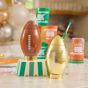 "Go for the Gold" Football Sipper Cup, 24oz (Single, Set of 6 or 12)