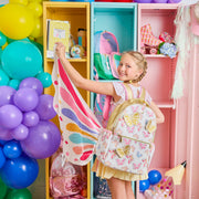 Gold Butterfly Backpack Bundle (Backpack, Lunchbox, & Pouch)