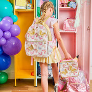Gold Butterfly Backpack Bundle (Backpack, Lunchbox, & Pouch)