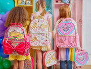 Quilted Confetti Heart Insulated Lunch Box