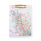 Confetti Filled Clipboard