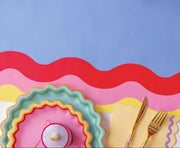 Scalloped Soirée Paper Table Runner (25 ft, cut to fit)