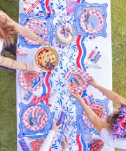 Star Spangled Spark Paper Table Runner (25 ft, cut to fit)