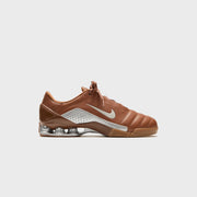 Nike T90 Shox Magia Qs - Pecan / Metallic Silver / Rustic / Gum Med Brown