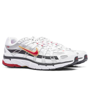 P-6000 - White/Varsity Red/ Metallic Platinum