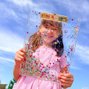 Confetti Filled Clipboard