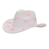 Howdy Darling Bow-Detailed Cowboy Hat
