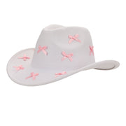 Howdy Darling Bow-Detailed Cowboy Hat