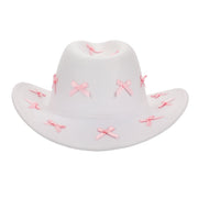 Howdy Darling Bow-Detailed Cowboy Hat