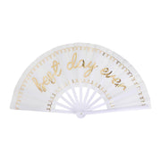 Best Day Ever Bridal Party Fans (4ct)
