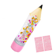 Customizable Jumbo Inflatable Pencil and Sticker Kit