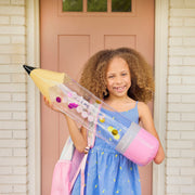 Customizable Jumbo Inflatable Pencil and Sticker Kit