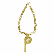 Party Foul Jumbo Gold Whistle Necklace