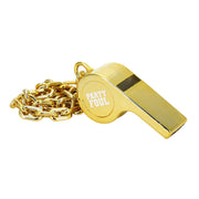 Party Foul Jumbo Gold Whistle Necklace