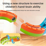 Electric Magnetic Track Train set for Kids Ages 3-8