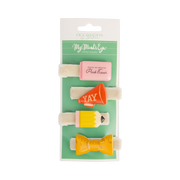 Occasions Back to School Resin Barrettes