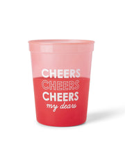 Cheers My Dears Color Changing Reusable Cups (Set of 10)