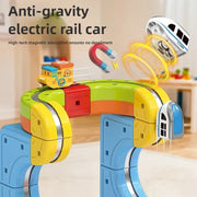Electric Magnetic Track Train set for Kids Ages 3-8