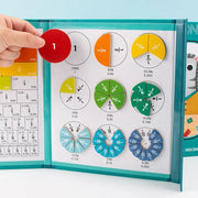 Wooden Magnetic Fraction for Grade 3+ Math Learning