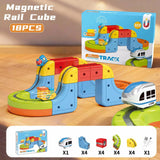 Electric Magnetic Track Train set for Kids Ages 3-8
