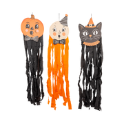 Vintage Hanging Characters with Streamers