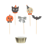 Vintage Halloween Characters Cupcake Kit