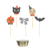 Vintage Halloween Characters Cupcake Kit