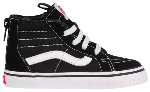 Vans Toddlers Black SK8 Hi Zip Sneakers, VN000XG5Y28