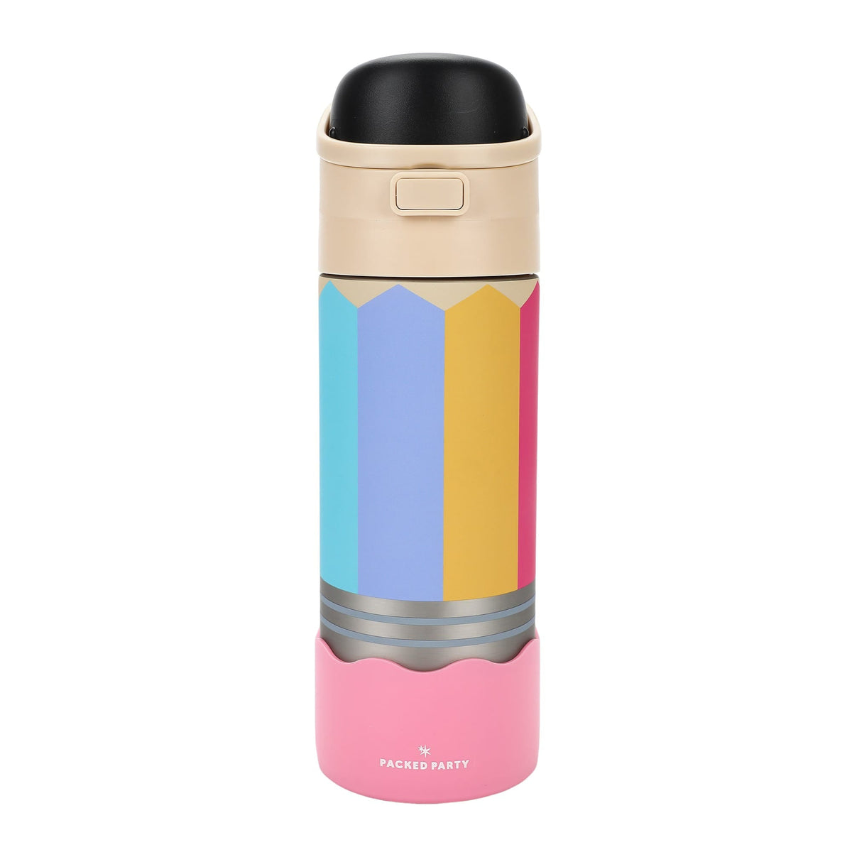 Pencil Shaped Stainless Steel Water Bottle (24 Oz)
