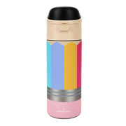 Pencil Shaped Stainless Steel Water Bottle (24 Oz)
