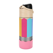 Pencil Shaped Stainless Steel Water Bottle (24 Oz)