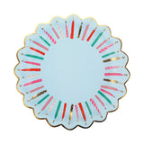 Birthday Candles Dessert Plates (10 count)